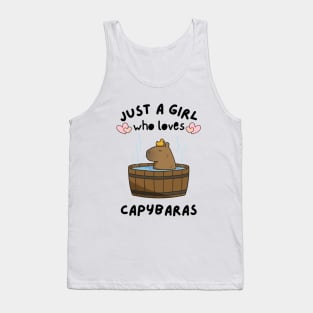 Just A Girl Who Loves Capybaras Tank Top